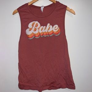 Babe tank top